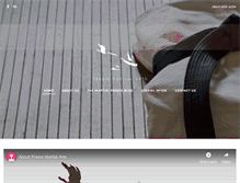 Tablet Screenshot of praxismartialarts.com
